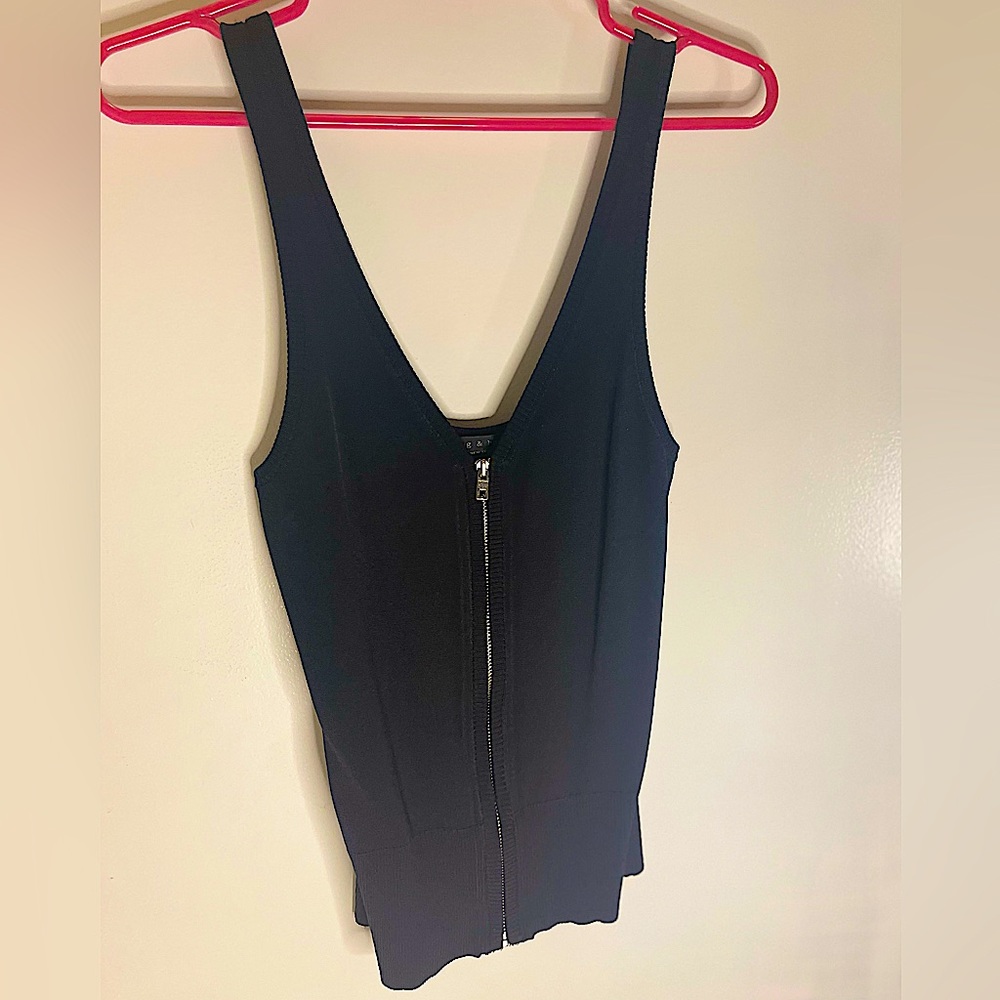Rag&Bone Ribbed Zipper Tank | Size XS | Worn 1x